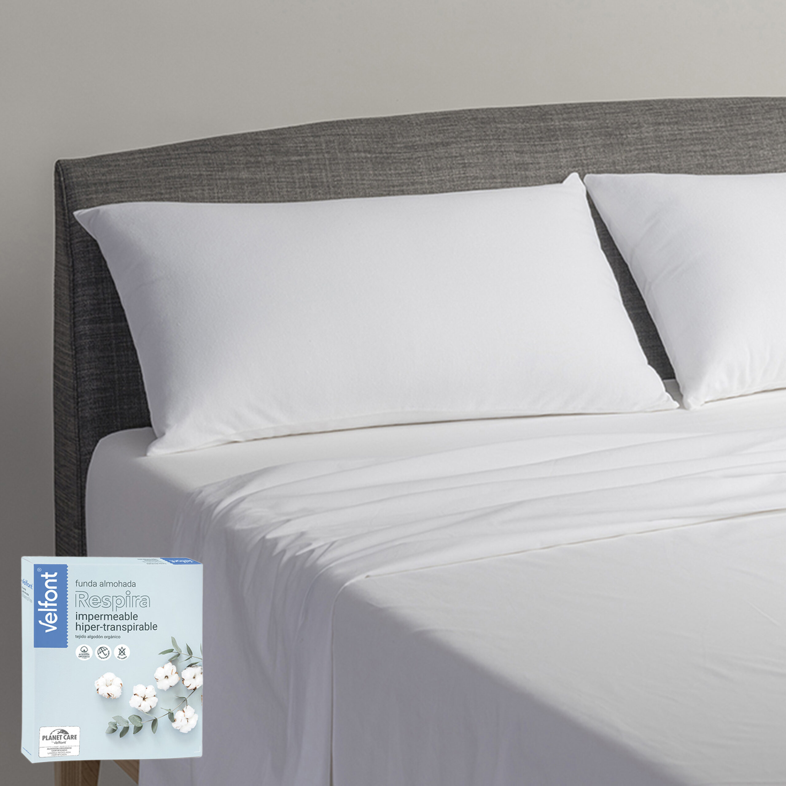 FUNDA ALMOHADA IMPERMEABLE RESPIRA